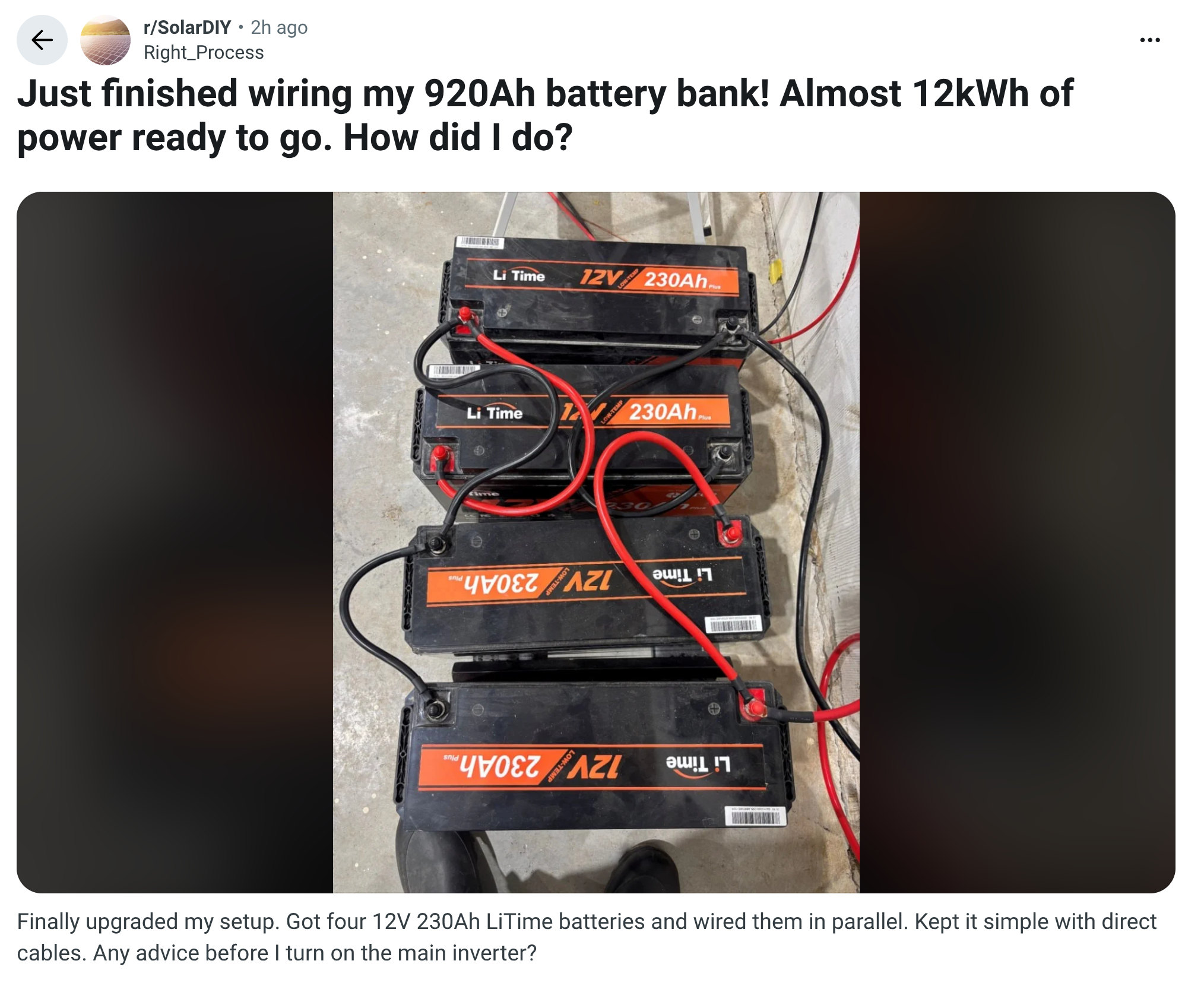 Definitely one for DIY.